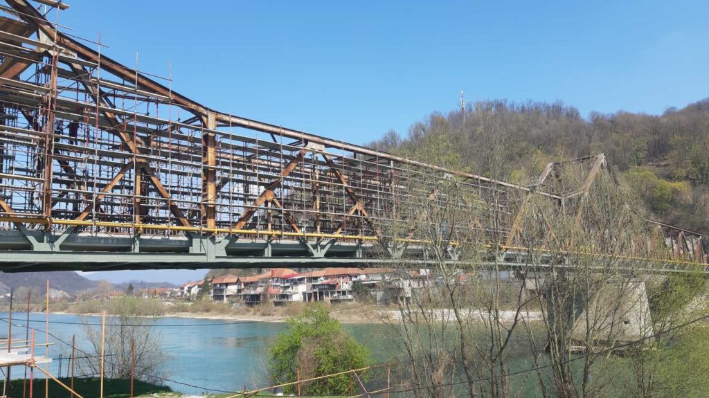 Radovi na pešačkom mostu preko Drine - Jadran d.o.o. Beograd