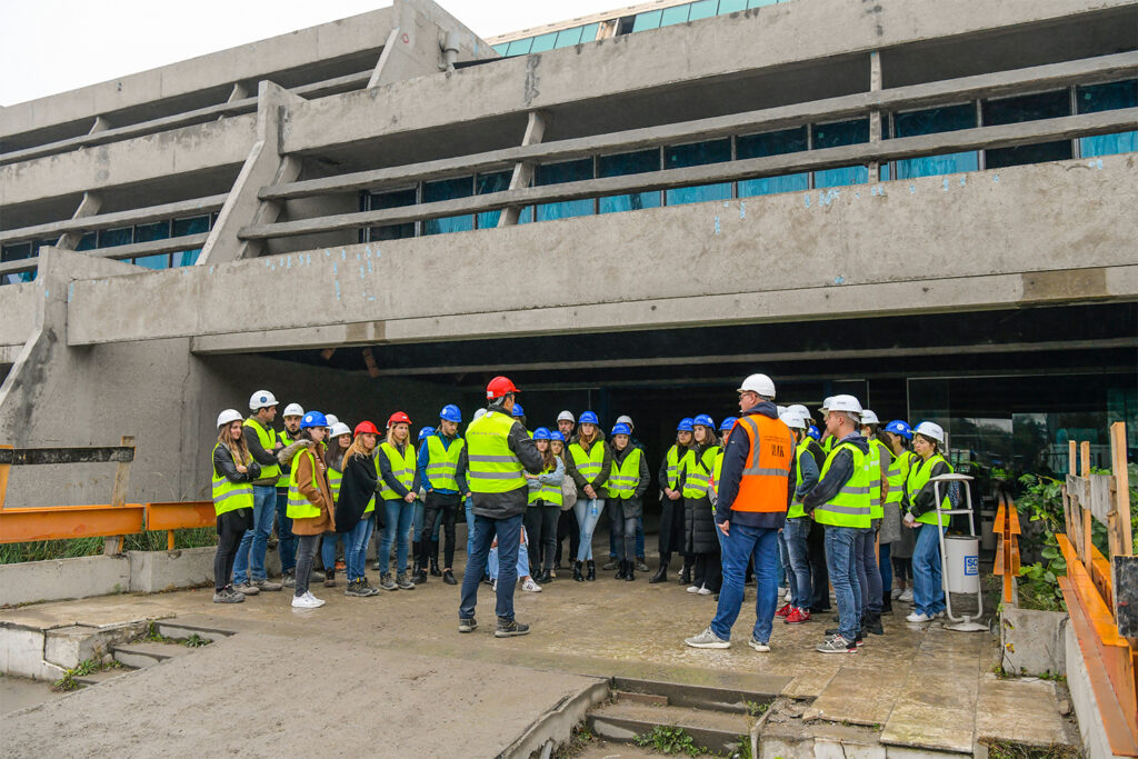 Studenti građevinarstva posetili Sava centar 1 - Jadran d.o.o. Beograd