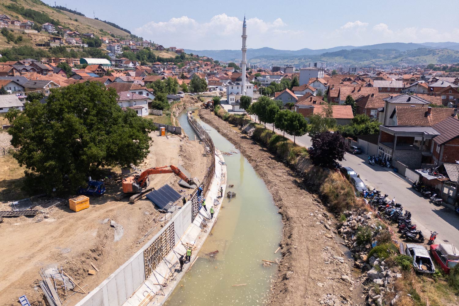 Radovi na rečnom toku u Novom Pazaru 01 - Jadran doo