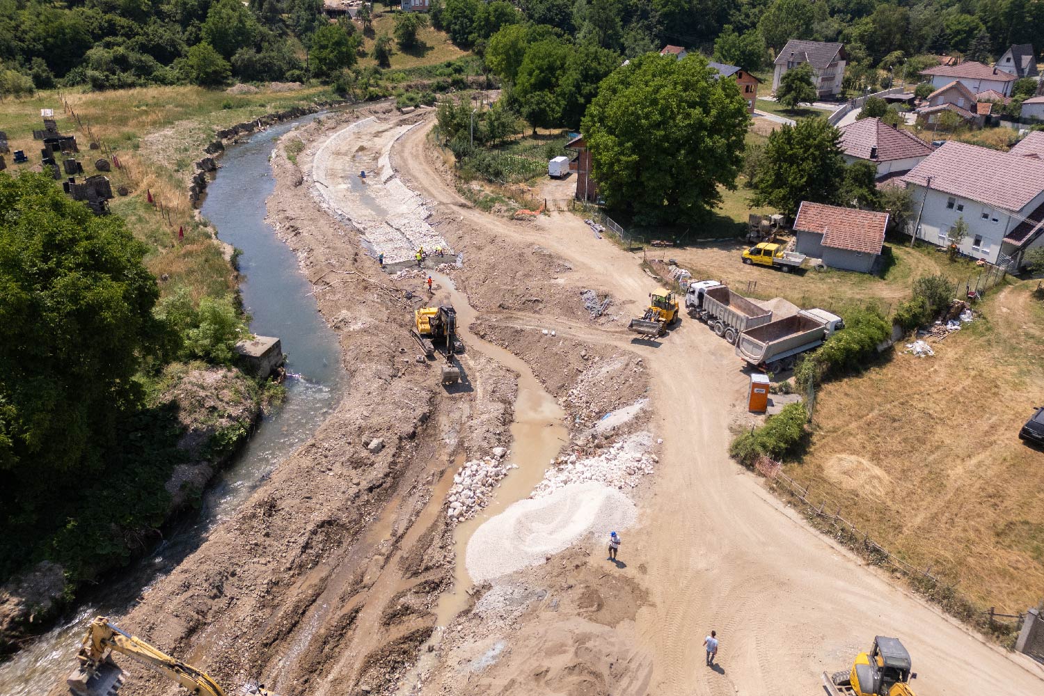 Radovi na rečnom toku u Novom Pazaru 04 - Jadran doo